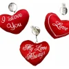 Egpull<3 - 80's Vintage Pull String Vibrating Stuffed Hearts Key Chain Ring Valentine - Miniature Marvels: Airplane Models & Painted Dice