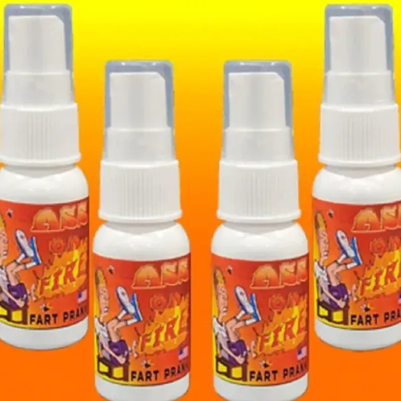 Egpull<4 ASS on FIRE - Liquid Ass Spray Bottle Mister - Nasty Fart Stink Prank Gag Joke - Miniature Marvels: Airplane Models & Painted Dice
