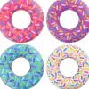 Egpull<4 Assorted 18" Sprinkle Donut Inflatable Pool Party Decoration Float Blow Up Toy - Miniature Marvels: Airplane Models & Painted Dice