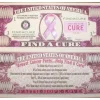 Egpull<100 Breast Cancer Awareness collectible novelty money educational bills - Miniature Marvels: Airplane Models & Painted Dice