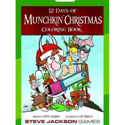 Shop All*12 Days of Munchkin Christmas Coloring Book SJG 3413 - Miniature Marvels: Airplane Models & Painted Dice