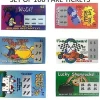 Egpull<100 Fake Lotto Lottery Tickets Prank Joke - Funny Novelty Gag Joke - Miniature Marvels: Airplane Models & Painted Dice