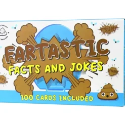 Egpull<100 Fartastic Facts & Jokes Trivia Playing Cards - Fart Poop Turd Gag Toy Game - Miniature Marvels: Airplane Models & Painted Dice
