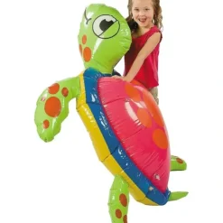 Egpull<5 FOOT GIANT INFLATABLE SEA TURTLE - Birthday Party Pool Beach Summer Toy Fun - Miniature Marvels: Airplane Models & Painted Dice