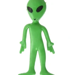 Egpull<120 Green Alien Bendable Action Figure Outer Space Rubber Toy Area 51 (10 dozen) - Miniature Marvels: Airplane Models & Painted Dice