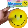 Egpull<12 HAPPY SMILE FACE Car Magnets Fridge Party Favor Large 5 1/2 Inch (1 dz) - Miniature Marvels: Airplane Models & Painted Dice