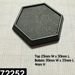 Shop All*1 Inch Hex Gaming Base (20) RPR 72252 - Miniature Marvels: Airplane Models & Painted Dice