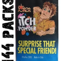 Egpull<144 Itch Itching Powder Funny Gag Prank Joke - Wholesale Display Case - Miniature Marvels: Airplane Models & Painted Dice
