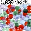 Egpull<1000 Large - Pirate Treasure Gems Jewelery Diamond Rhinestone Jewels Party Craft - Miniature Marvels: Airplane Models & Painted Dice