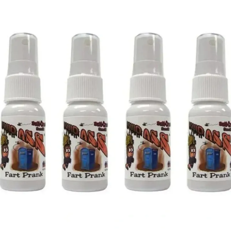 Egpull<4 LIQUID ASS " SPRAY BOTTLES " gag stink puke crap - Miniature Marvels: Airplane Models & Painted Dice