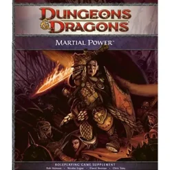 Shop All*4.0 Martial Power: Options for Fighters, Rangers, Rogues and Warlords - Miniature Marvels: Airplane Models & Painted Dice