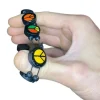 Egpull<12 Peace Sign Wood Wristbands - Stretch Bracelets - Assorted Colors - Miniature Marvels: Airplane Models & Painted Dice