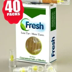Egpull<40 PKS FRESH Cigarette Filters = 1,200 Filters - Takes the Nic Out & Blocks Tar - Miniature Marvels: Airplane Models & Painted Dice