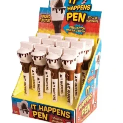 Egpull<12 POOP HAPPENS PENS Toilet Seat Pop Up Crap Emoji Office Gift Prank Poo GaG Toy - Miniature Marvels: Airplane Models & Painted Dice