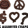 Egpull<5 PREMIUM HIGH QUALITY Fake Poop Crap Turds - Looks incredibly real! GaG Joke - Miniature Marvels: Airplane Models & Painted Dice