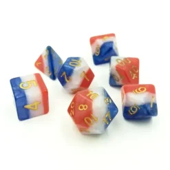 Shop All*1776 Red, White & Blue Dice - Miniature Marvels: Airplane Models & Painted Dice