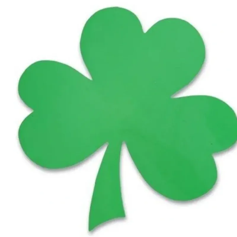 Egpull<12 Shamrock Irish Clover Leaf Car Fridge Kitchen Magnets - Saint Patricks Day - Miniature Marvels: Airplane Models & Painted Dice