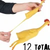 Egpull<12 Stretch Rubber Chickens 8" GaG Stretchable Squeeze Stress Relief Party Toy - Miniature Marvels: Airplane Models & Painted Dice