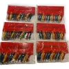 Egpull<60 TOTAL 3" Inch Clip on Key Chains - assorted colors - wholesale lot - Miniature Marvels: Airplane Models & Painted Dice