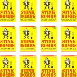 Egpull<432 total Stink Bombs Glass Vials (144 boxes of 3) - GaG Prank Joke Wholesale - Miniature Marvels: Airplane Models & Painted Dice