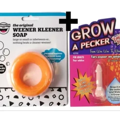 Egpull<1 Weener Kleener Cleaner Willy Soap + 1 Grow Pecker ~ COMBO SET - Miniature Marvels: Airplane Models & Painted Dice