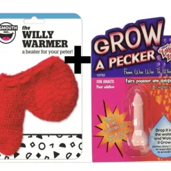 Egpull<1 Willy Warmer "Heater for your Peter" + 1 Grow Pecker ~ COMBO SET - Miniature Marvels: Airplane Models & Painted Dice