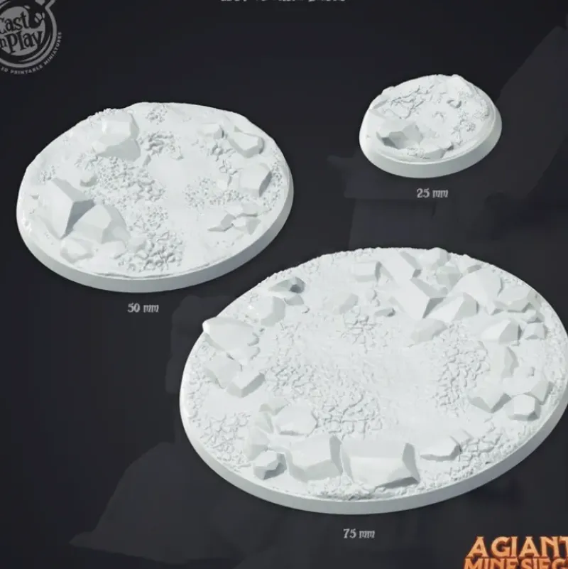 Shop All*A Giant Mine Siege Bases - Miniature Marvels: Airplane Models & Painted Dice