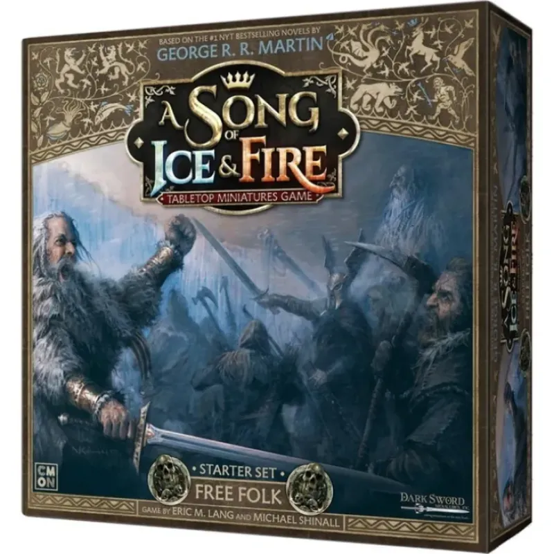 Shop All*A Song of Ice and Fire - Free Folk: Starter Set - Miniature Marvels: Airplane Models & Painted Dice