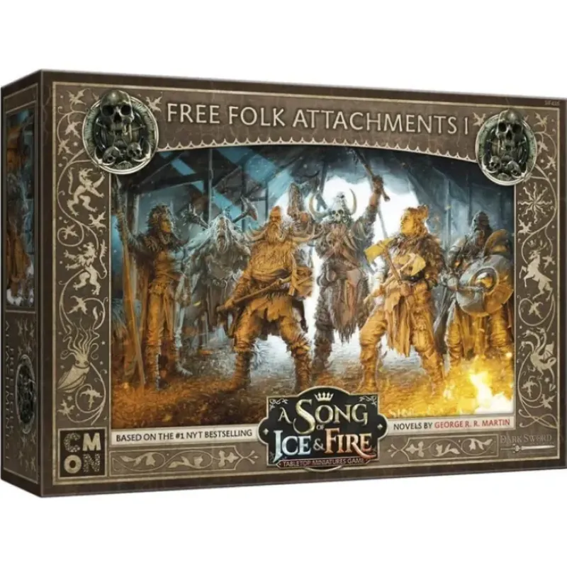 Shop All*A Song of Ice and Fire - Free Folk: Attachments 1 Box Set - Miniature Marvels: Airplane Models & Painted Dice