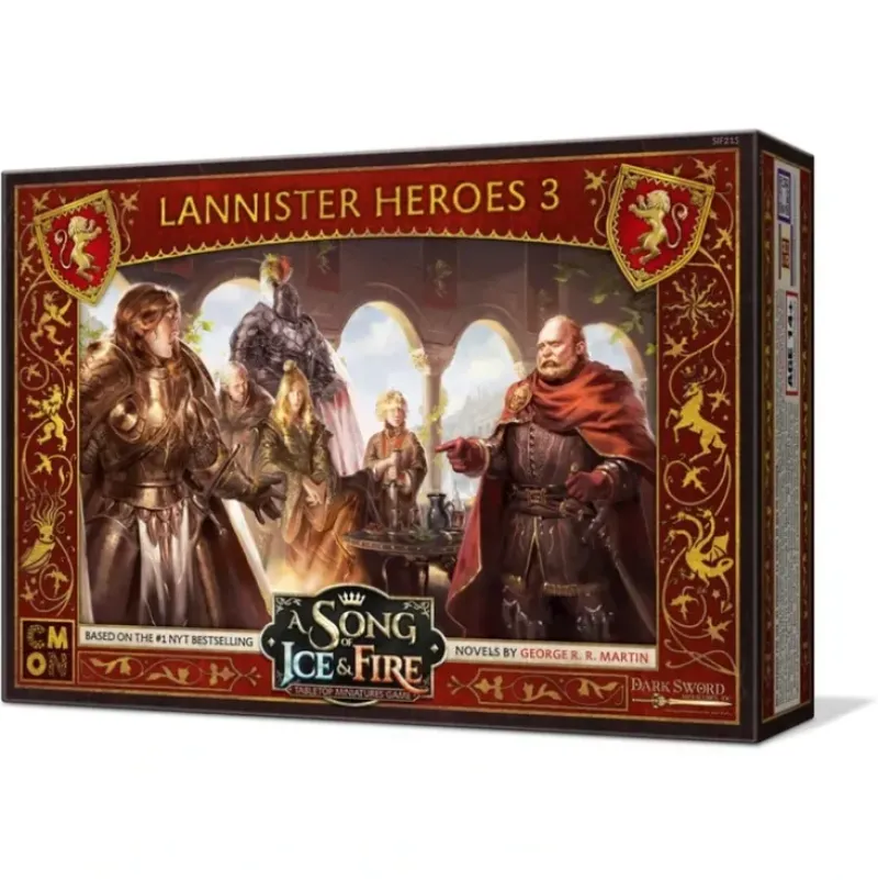 Shop All*A Song of Ice and Fire - Lannister: Heroes 3 - Miniature Marvels: Airplane Models & Painted Dice
