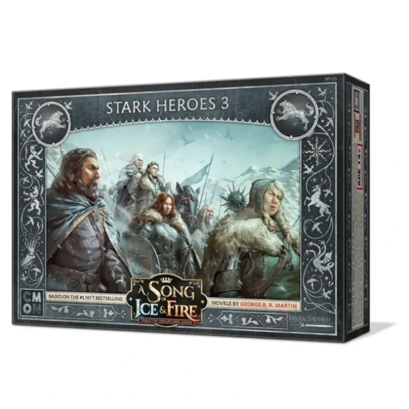 Shop All*A Song of Ice and Fire - Stark: Heroes 3 - Miniature Marvels: Airplane Models & Painted Dice