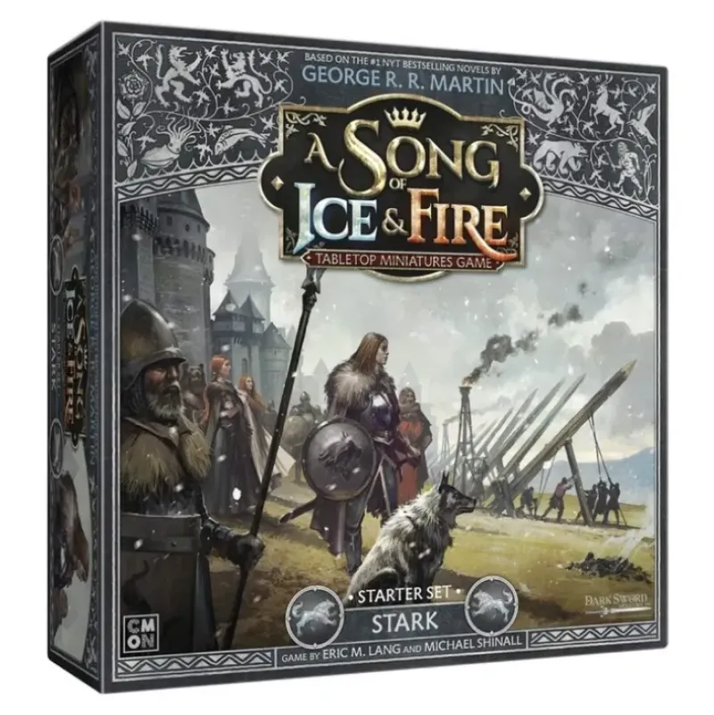 Shop All*A Song of Ice and Fire - Stark: Starter Set - Miniature Marvels: Airplane Models & Painted Dice