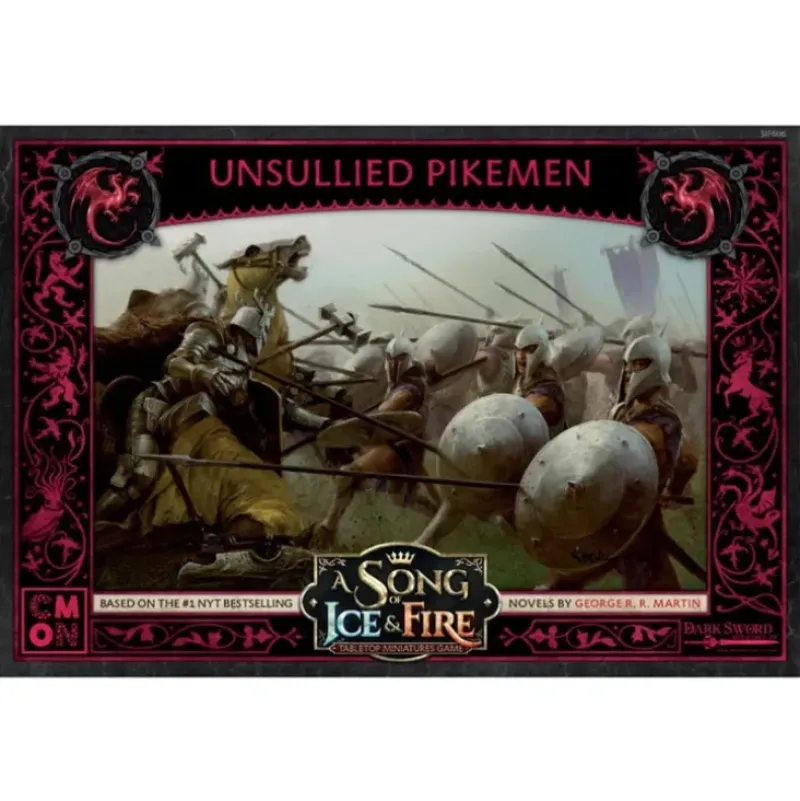 Shop All*A Song of Ice and Fire - Targaryen: Unsullied Pikemen - Miniature Marvels: Airplane Models & Painted Dice