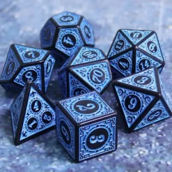 Shop All*Abe Dice w/Blue Numbers - Miniature Marvels: Airplane Models & Painted Dice