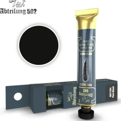 Paint<Abteilung 502: Acrylic Tube - Pure Black LTG AK-ABT1104 - Miniature Marvels: Airplane Models & Painted Dice