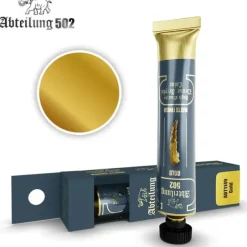 Paint<Abteilung 502: Acrylic Tube - Gold LTG AK-ABT1149 - Miniature Marvels: Airplane Models & Painted Dice