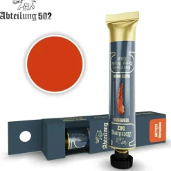 Paint<Abteilung 502: Acrylic Tube - Vermilion LTG AK-ABT1125 - Miniature Marvels: Airplane Models & Painted Dice