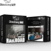 Paint<Abteilung 502: Railroad Pigments Set LTG AK-ABT413 - Miniature Marvels: Airplane Models & Painted Dice