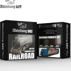 Paint<Abteilung 502: Railroad Pigments Set LTG AK-ABT413 - Miniature Marvels: Airplane Models & Painted Dice