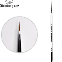 Paint<Abteilung 502: Top Line Marta Kolinsky 2/0 Brush LTG AK-ABT850-00 - Miniature Marvels: Airplane Models & Painted Dice