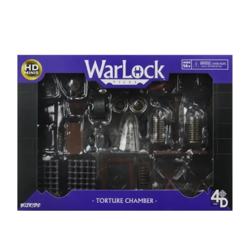 Miniature<Accessory - Torture Chamber: WarLock Tiles - WizKids 4D Settings WZK 16527 - Miniature Marvels: Airplane Models & Painted Dice