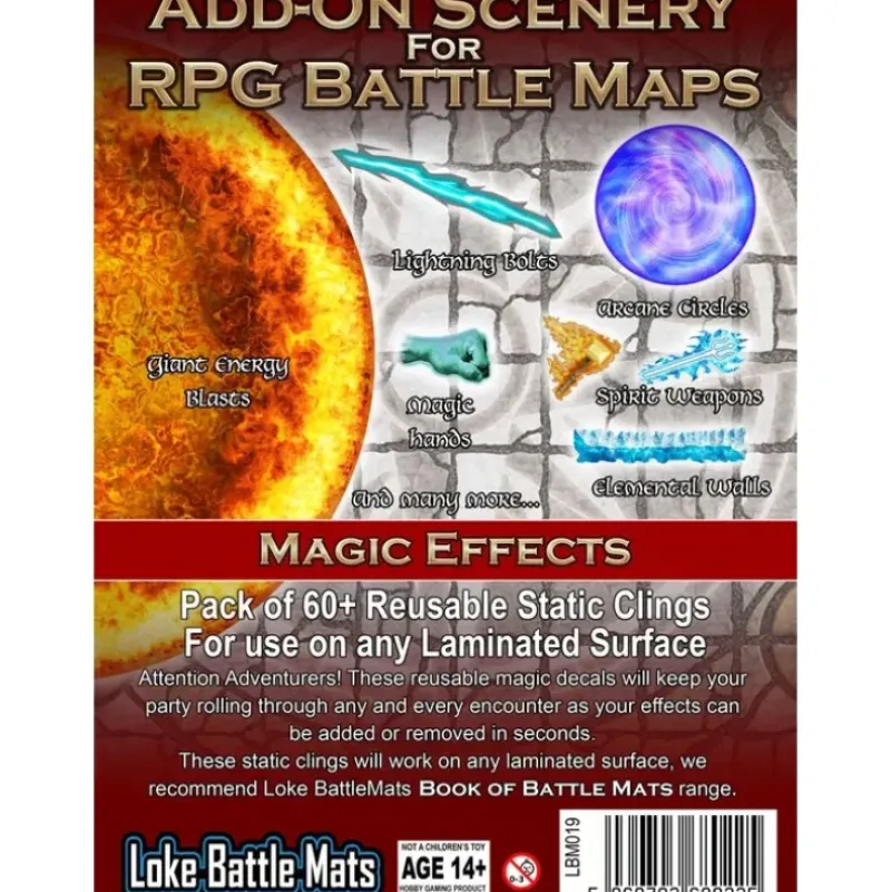Shop All*Add-On Scenery for RPG Maps - Magic Effects LBM 019 - Miniature Marvels: Airplane Models & Painted Dice