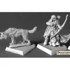 Miniature<Adowyn & Leryn (Iconic Hunter & Wolf): Pathfinder RPR 60181 - Miniature Marvels: Airplane Models & Painted Dice