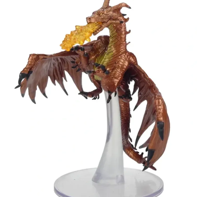 Shop All*Adult Copper Dragon Bestiary Unleashed - Miniature Marvels: Airplane Models & Painted Dice