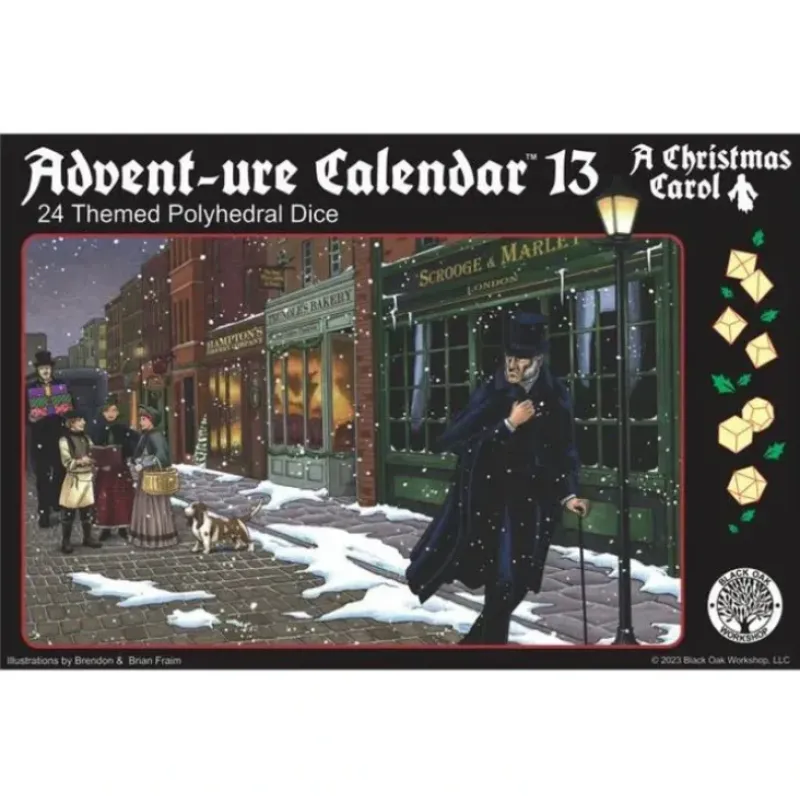 Shop All*Advent-ure Calendar 13: Christmas Carol - Miniature Marvels: Airplane Models & Painted Dice