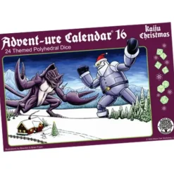 Shop All*Advent-ure Calendar 16: Kaiju Christmas - Miniature Marvels: Airplane Models & Painted Dice