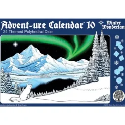Shop All*Advent-ure Calendar 10: Winter Wonderland - Miniature Marvels: Airplane Models & Painted Dice