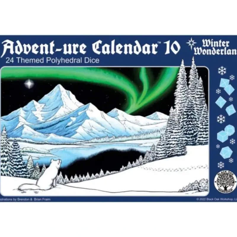 Shop All*Advent-ure Calendar 10: Winter Wonderland - Miniature Marvels: Airplane Models & Painted Dice