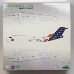 Airplane Model*Aero Classics BBX 1:400 Fokker 70 House Colors - Miniature Marvels: Airplane Models & Painted Dice