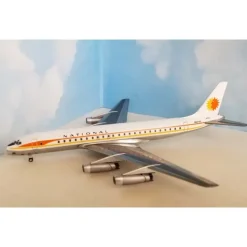 Airplane Model*AeroClassics AC219901 1:200 National Douglas DC-8-21 N6572C - Miniature Marvels: Airplane Models & Painted Dice
